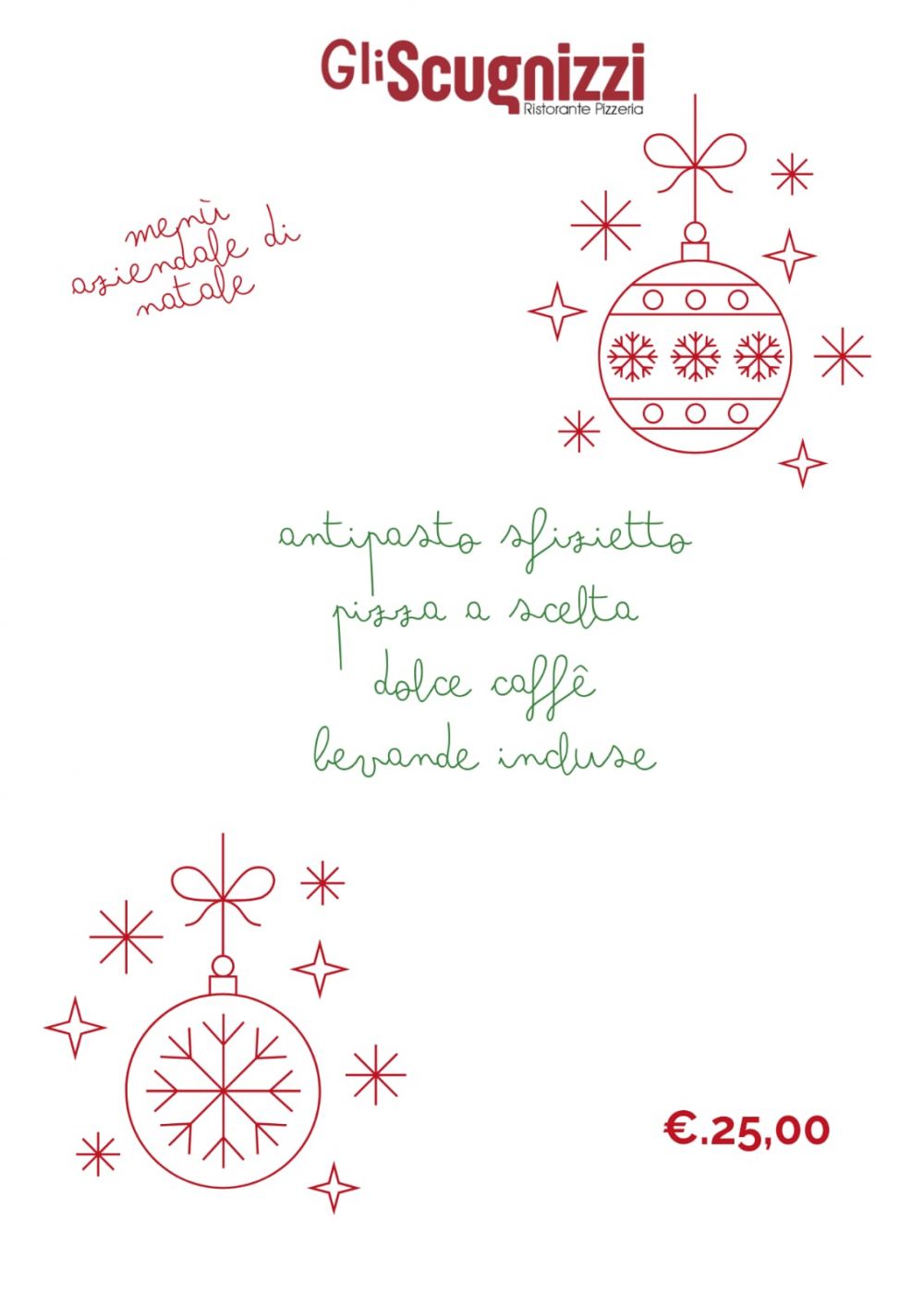 2° Proposta menù aziendale da Gli Scugnizzi